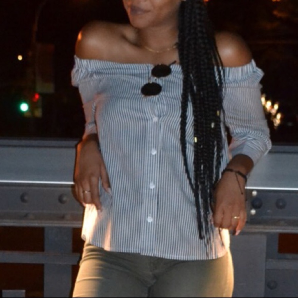 Off The Shoulder Stripes